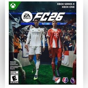EA Sports FC 26 for Xbox Series X and Xbox One - White and Red